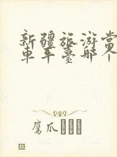 新疆旅游当地包车平台哪个好