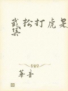 武松打虎是第几集