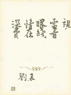 深情眼电视剧免费在线看
