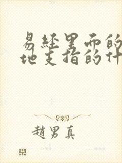 易经里面的天干地支指的什么