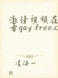 激情视频在线观看gay free.com