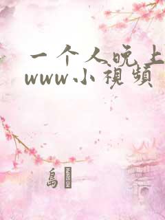 一个人晚上看的www小视频
