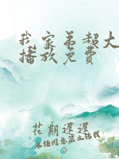 我家弟超大动漫播放免费