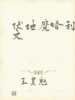 伏地魔哈利同人文