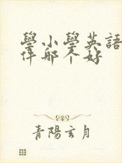 学小学英语的软件哪个好