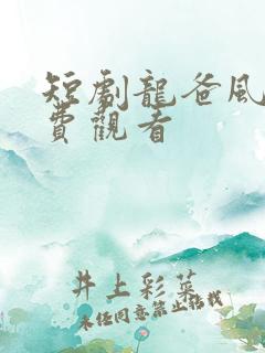 短剧龙爸风云免费观看