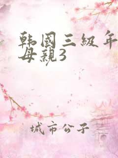 韩国三级年轻的母亲3