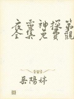 夜灵神探第一季全集免费观看高清