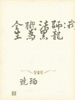 全职法师:我重生为黑龙