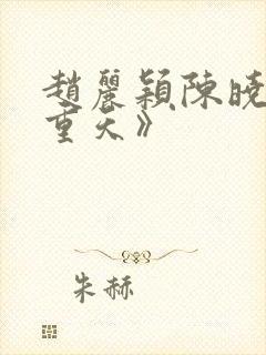 赵丽颖陈晓《九重天》