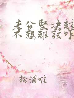 老公坚决离婚我不想离该咋样办