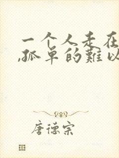 一个人走在夜里,孤单的难以入睡