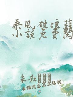 乘风破浪薛家良小说免费阅读笔趣阁