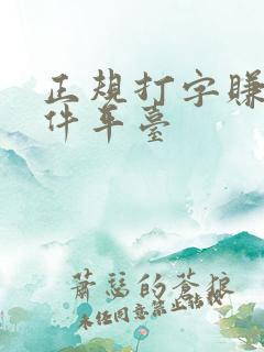 正规打字赚钱软件平台