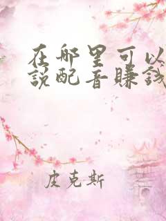 在哪里可以给小说配音赚钱