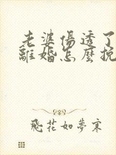 老婆伤透了心要离婚怎么挽回