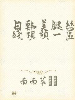 日韩美腿丝袜在线视频一区