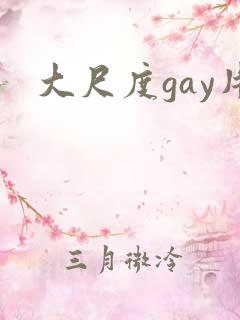 大尺度gay片