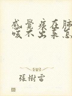 感觉痰在肺部深咳不出来怎么办
