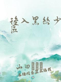 后入黑丝少妇一区