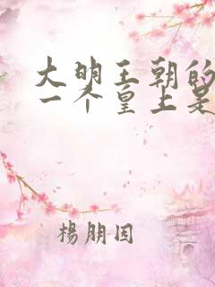大明王朝的最后一个皇上是谁
