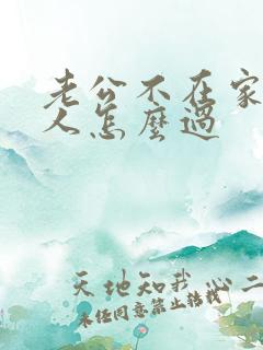 老公不在家的女人怎么过