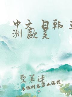 中文 日韩 亚洲 欧美