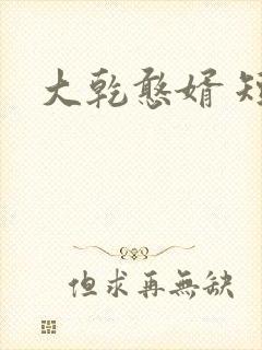 大乾憨婿 短剧
