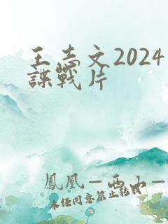 王志文2024谍战片