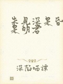 朱见深是昏君还是明君