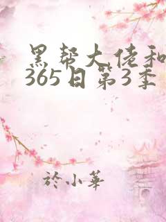 黑帮大佬和我的365日第3季