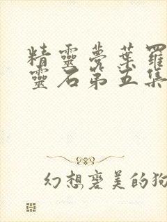精灵梦叶罗丽月灵石第五集