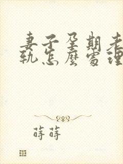 妻子孕期老公出轨怎么处理