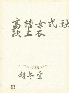 高档女式秋装新款上衣