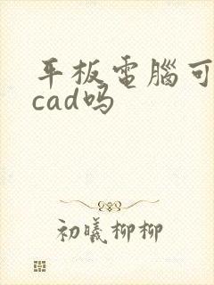 平板电脑可以画cad吗