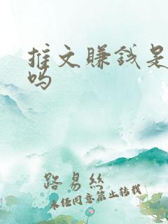 推文赚钱是真的吗