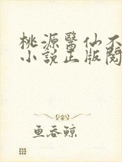 桃源医仙不风流小说正版阅读