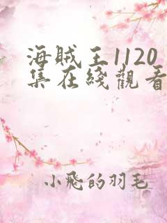 海贼王1120集在线观看免费高清