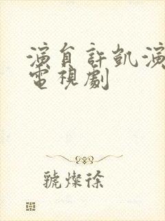 演员许凯演过的电视剧