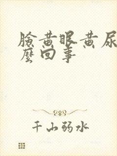 脸黄眼黄尿黄怎么回事
