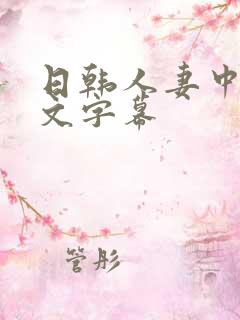 日韩人妻中出中文字幕