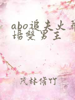 abo追夫火葬场双男主
