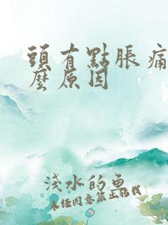 头有点胀痛是什么原因