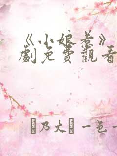 《小娘惹》电视剧免费观看全集