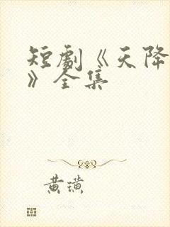 短剧《天降老婆》全集