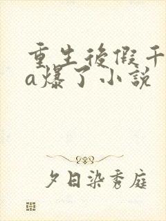 重生后假千金她a爆了小说