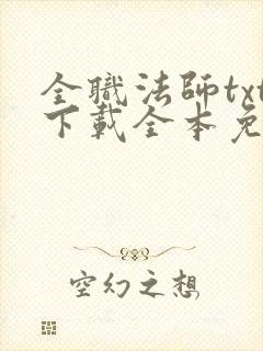 全职法师txt下载全本免费