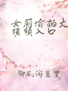 女厕偷拍大屁股视频入口