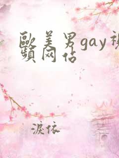 欧美男gay视频网站