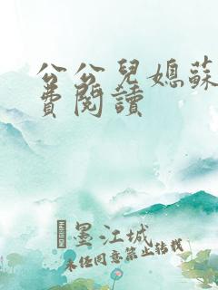 公公儿媳苏玥免费阅读